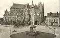 Nantes _ La_Place_Louis XVI_ La Porte_St Pierre_et_La_Cathedrale